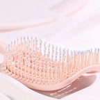 Detangling hair brush with hollow vent design for smooth, healthy hair and scalp massage