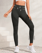 High-waist yoga leggings featuring tummy control and butt-lifting design, perfect for workouts and everyday wear.