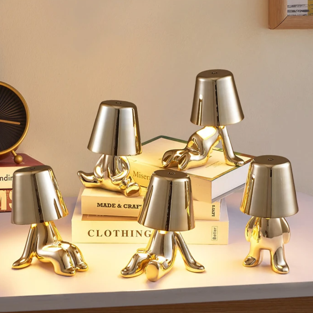 LED Figur Lampe Wiederaufladbar - Touch Dimmer, 5 Designs