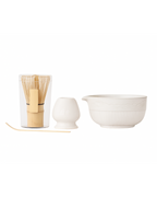 Matcha Moment Set - Ästhetisches Set mit Bambusbesen, Keramikschale