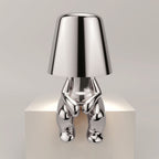 Stylish LED figure lamp with a modern design and touch dimmer functionality, perfect for creating a cozy atmosphere.